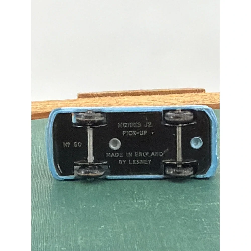 Vintage Matchbox Lesney No 60 Morris J2 Pick-Up Builders Supply Company Blue